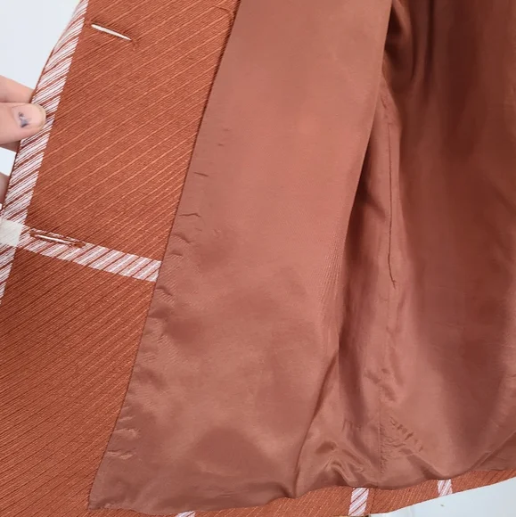 VINTAGE - Burnt orange blazer - Picture 12 of 16